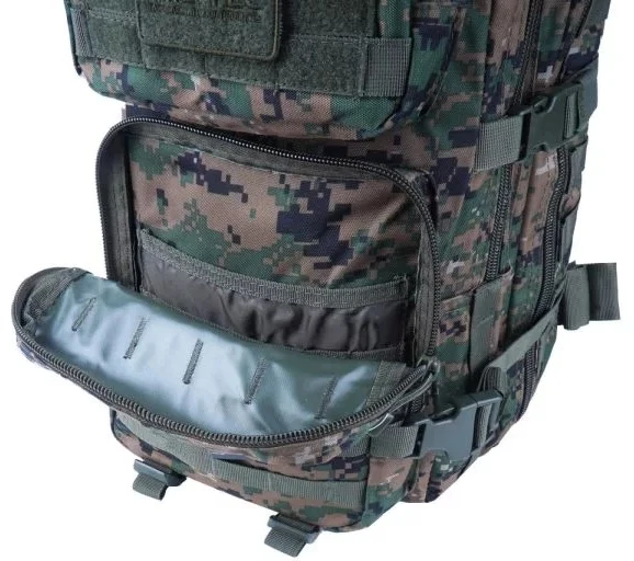 Karinė turistinė kuprinė Mil-Tec Assault Pack LG Digital Woodland Marpat, 36 L