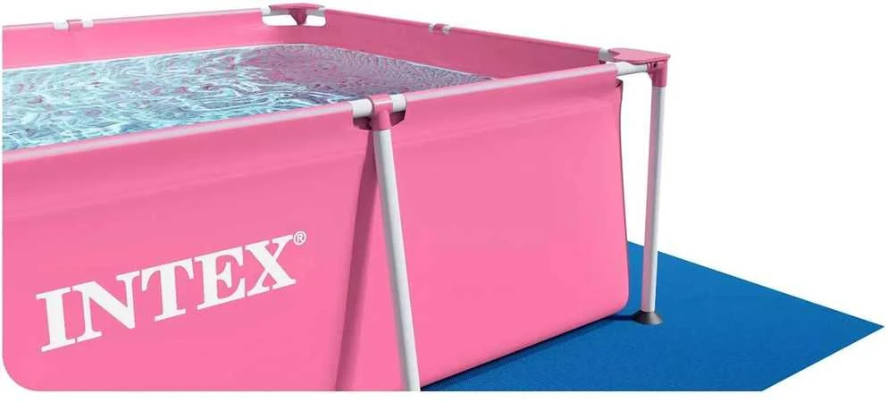 Intex Stačiakampis sodo baseinas, karkasinis, šeimos poilsiui, 220 x 150 x 60 cm, lengvai surenkamas baseinas