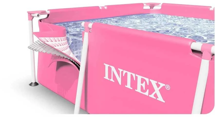 Intex Stačiakampis sodo baseinas, karkasinis, šeimos poilsiui, 220 x 150 x 60 cm, lengvai surenkamas baseinas