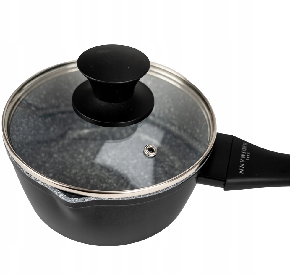 Karl Hausmann Aliuminio puodas 16 cm puodas SU DANGIU DUJŲ ĮVEDIMUI 1,3 L
