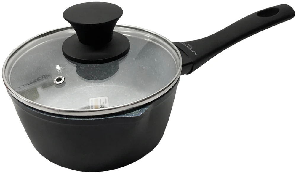 Karl Hausmann Aliuminio puodas 16 cm puodas SU DANGIU DUJŲ ĮVEDIMUI 1,3 L