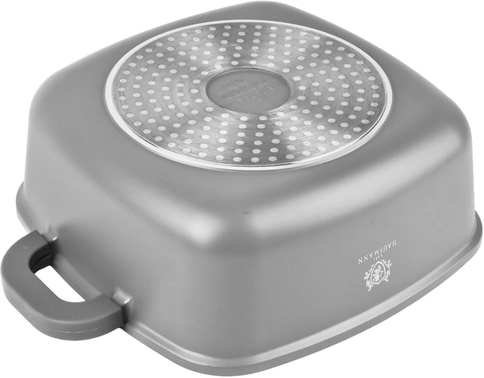 Karl Hausmann DIDELIS PUODAS INDUKCINIS DUJINIS GRANITINIS PUODAS 6,5L 28cm SU DANGIU PILKAS PUODAS