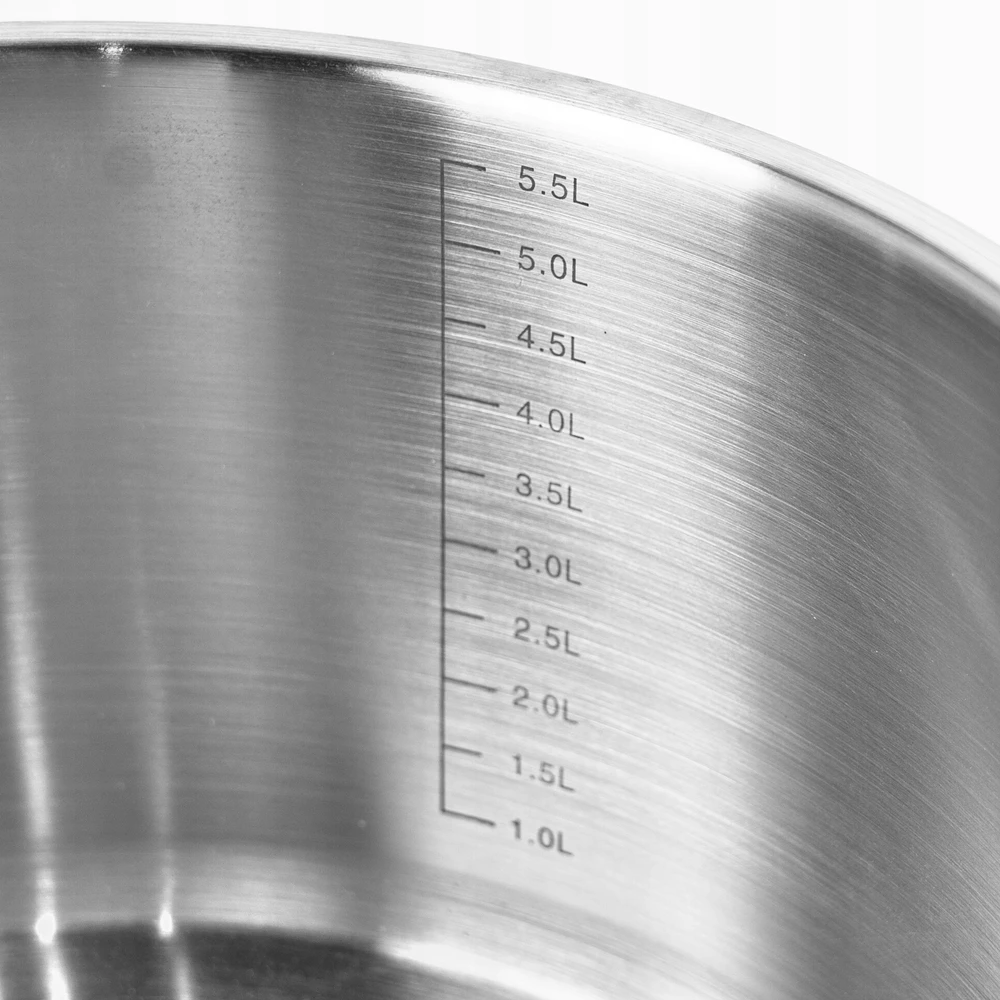 Karl Hausmann INDUKCINĖS DUJINĖS 6,1L 25cm NERŪDIJANČIO PLIENO DUJINĖS SU DANDU DIDELIS PUODAS