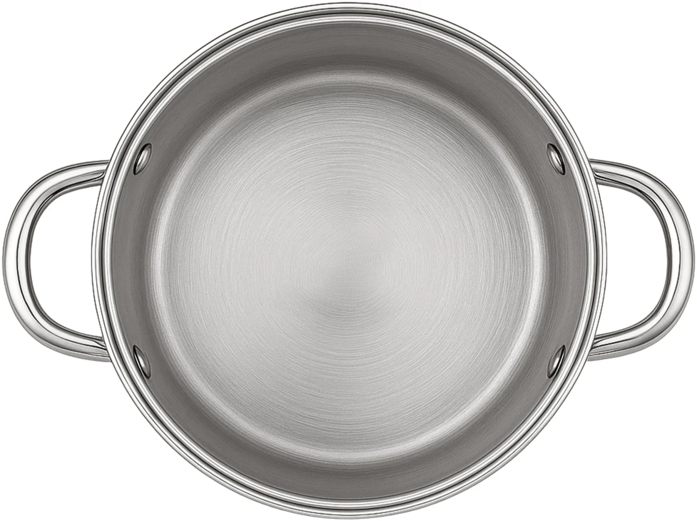 Karl Hausmann INDUKCINĖS DUJINĖS DUJINĖS NENERŪDIJANJO PLIENO 5L 24cm SU DANGČIU KISTI PUODAI
