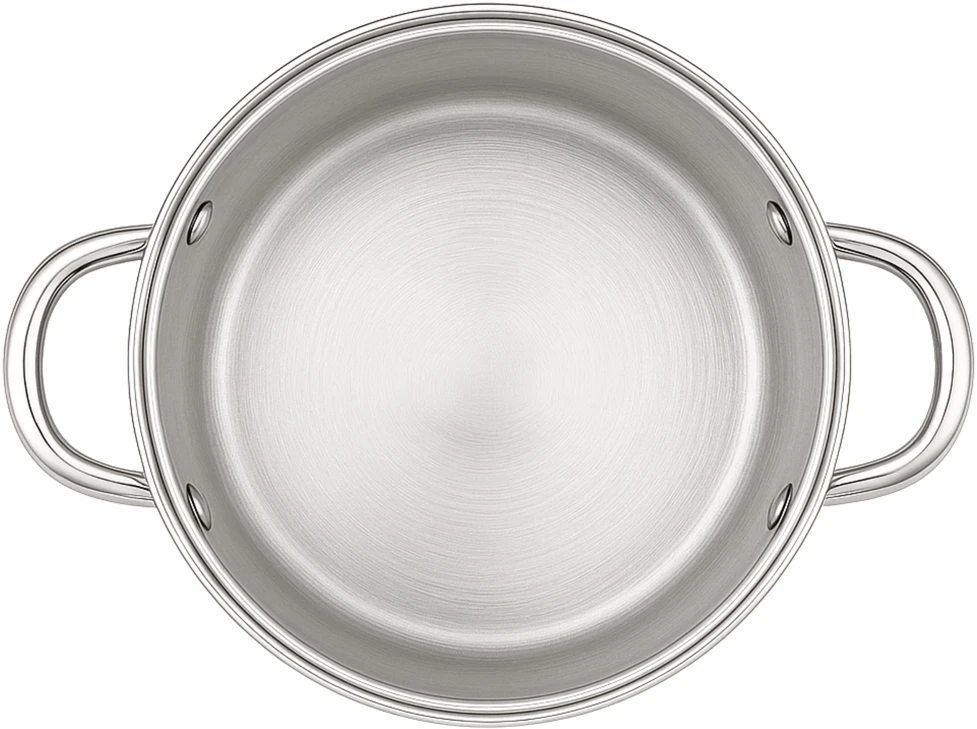 Karl Hausmann INDUKCINĖS DUJINĖS NERŪDIJANTOJO PLIENO 6L 26cm SU DANGIU KIETUS PUODAS