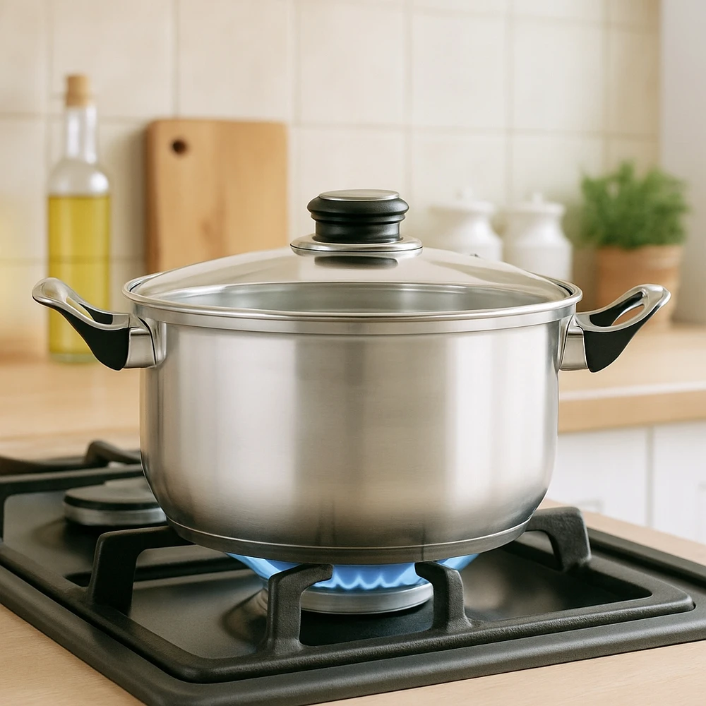 Karl Hausmann NERŪDIJANČIO PLIENO DUJINYS SU DANGIU 1,5l 16cm TRADICINIS