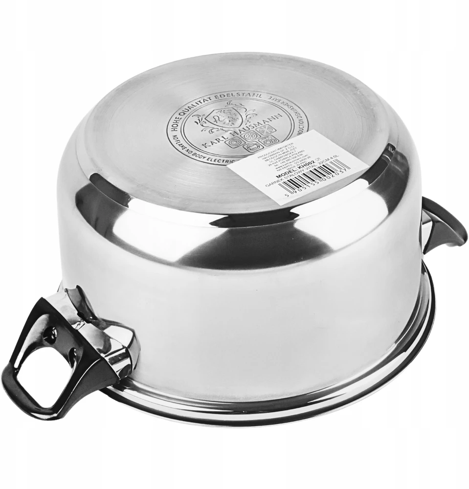 Karl Hausmann NERŪDIJANČIO PLIENO DUJINYS SU DANGIU 1,5l 16cm TRADICINIS