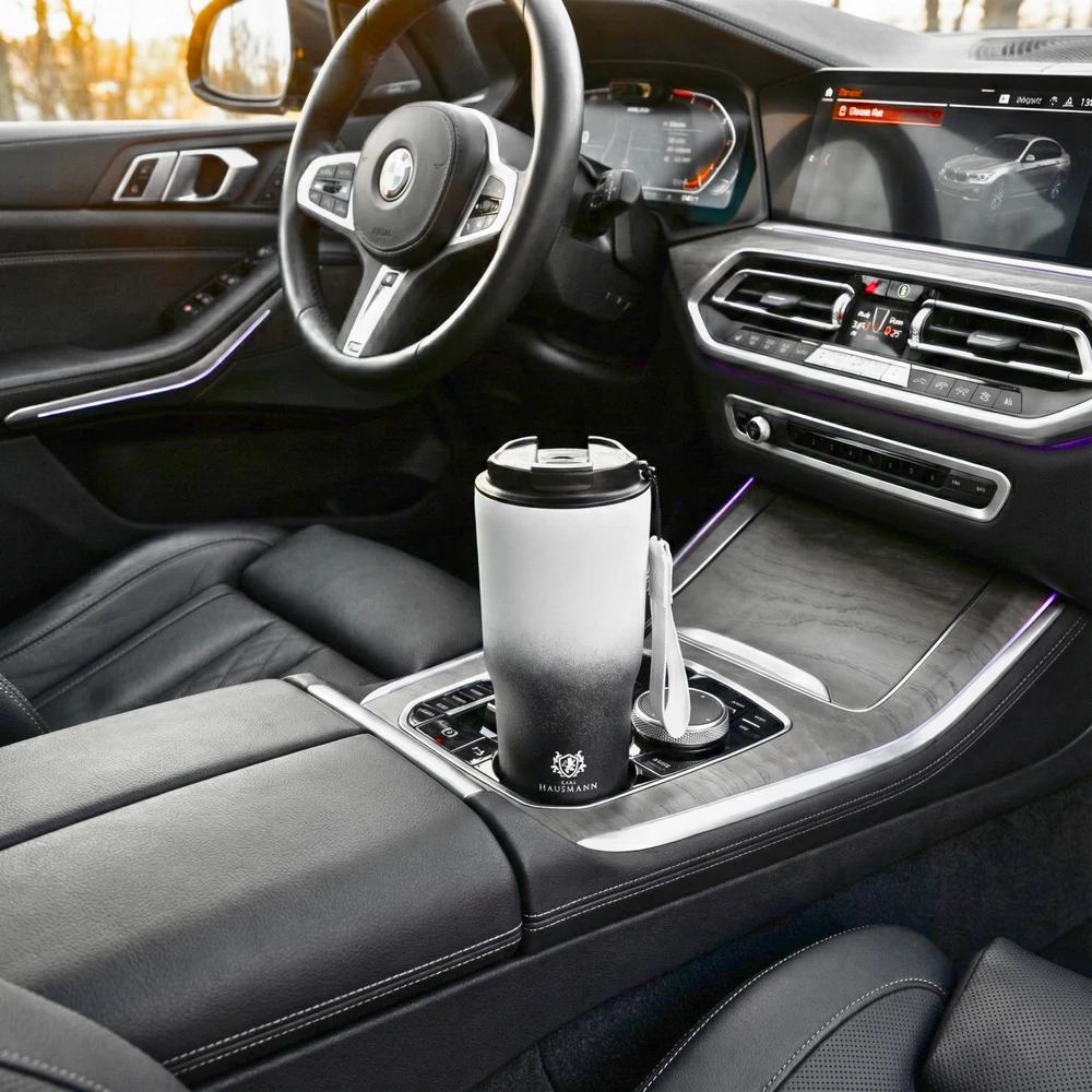 Karl Hausmann TERMINIS PUODULIS KAVAI IR ARBATA AUTOMOBILIUI, SANTRAUKA, NESKLIDA, 560 ml