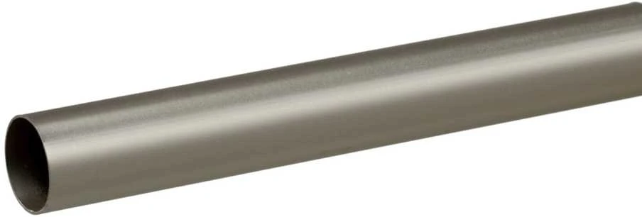 Domoletti Karnizo vamzdis ESTILO, metalinis, šv. matinės sidabro sp., 2,4 m, Ø 19 mm
