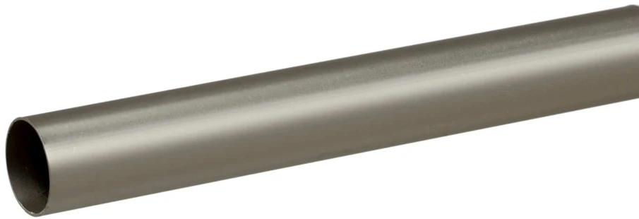Domoletti Karnizo vamzdis MODERN, metalinis, šv. matinio sidabro sp., 2 m, Ø 16 mm