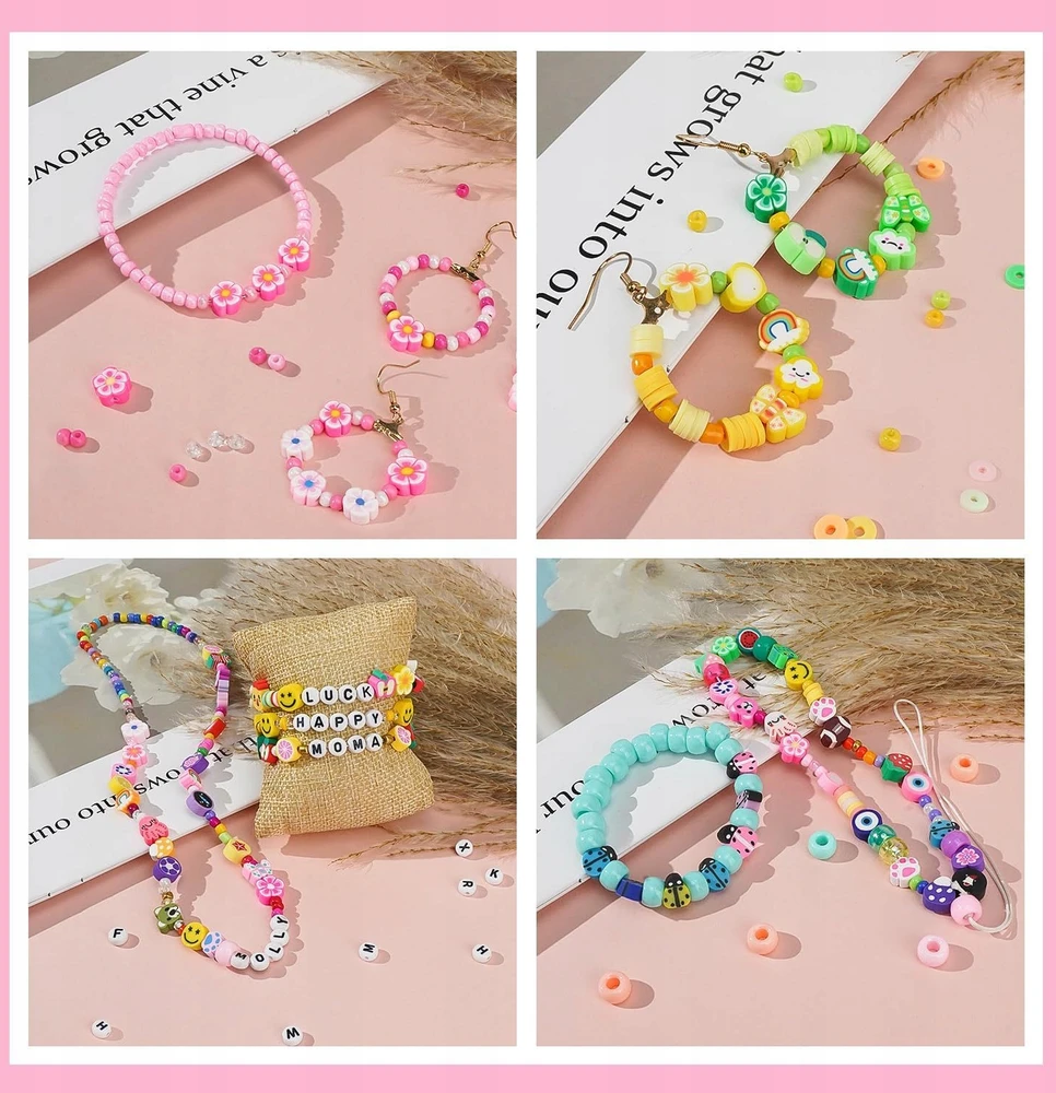 Karoliukai Purpuriniai amatų rinkinys MEGA Box 28 Cells DIY Jewelry 845vnt