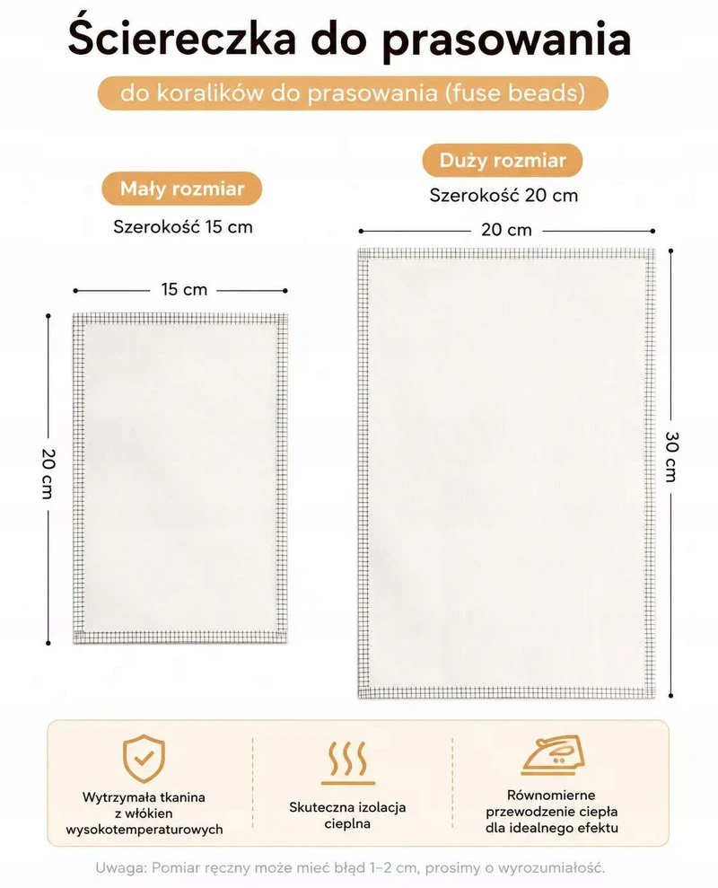 Karoliukų lyginimo padėklas saugikliams karoliukams lyginti 20*30cm 1 vnt