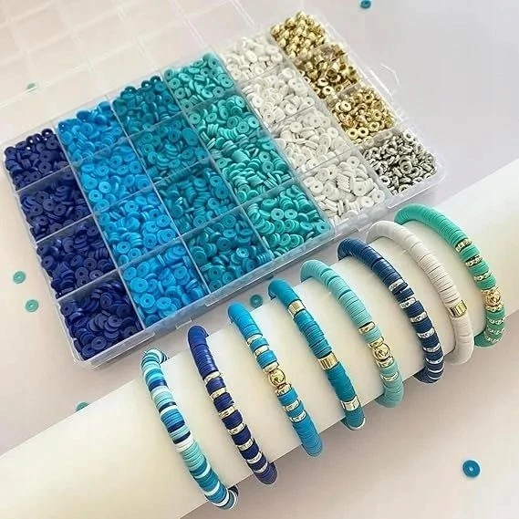 Karoliukų rinkinys apyrankėms ir papuošalams gaminti - DIY karoliukai