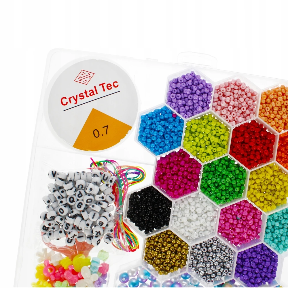 Karoliukų rinkinys papuošalų sriegimui MEGA CREATIVE 531427
