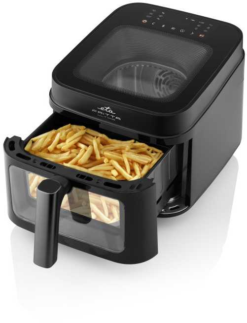 ETA karšto oro gruzdintuvė | Fritta Ultima 716890000 | Galia 1700 W | Talpa 6,5 l | Juodas