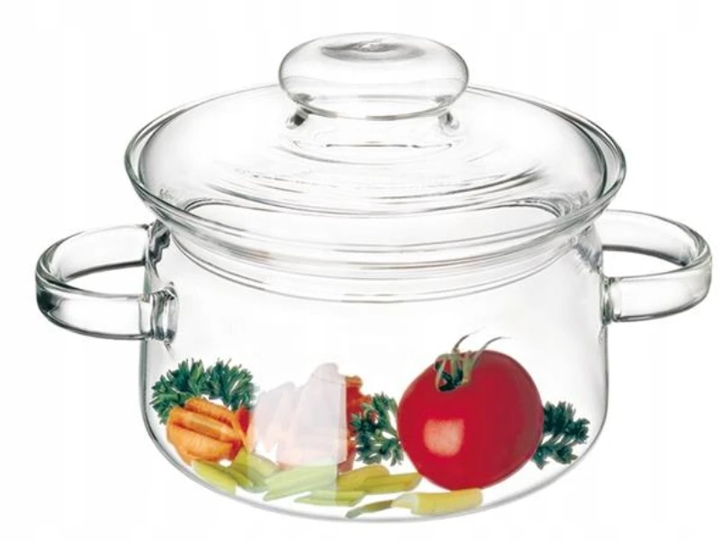 KARŠUMAI ATSPARUS STIKLINIS PUODAS SU LUXITO TRANSPARENT 1,5L