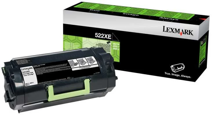 Lexmark 52D2X0E | 522XE itin didelės našumo korporacinė kasetė (45k) | Kasetė | Juodas