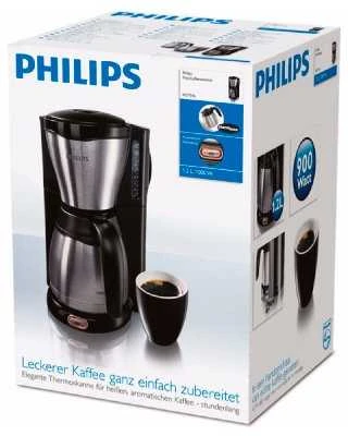 Kavos aparatas Philips Daily Collection HD7546/20, Juodos/Sidabrinės spalvos