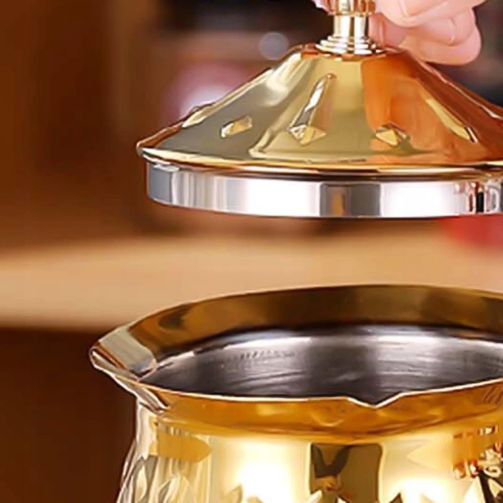 Kavos ąsotis Stiklainis Pieno putų ąsotis Nerūdijančio plieno Espresso Golden 200ml