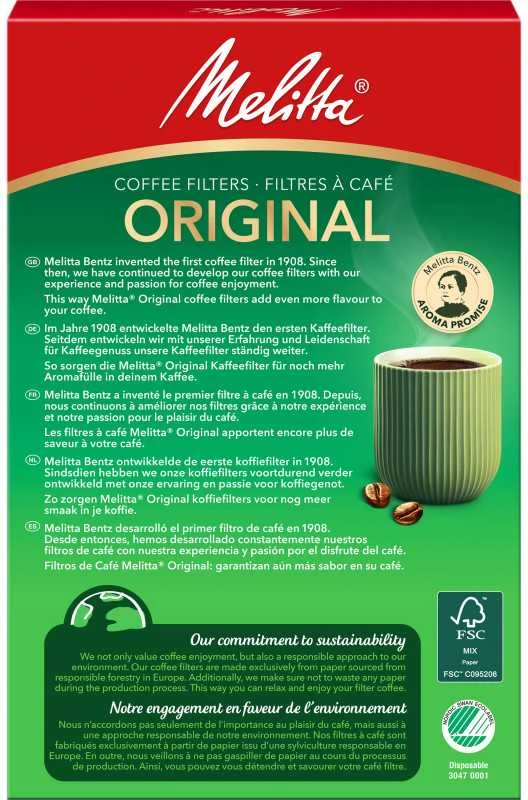 Kiti MELITTA Rudi 1x4/80 Filtrai kavai
