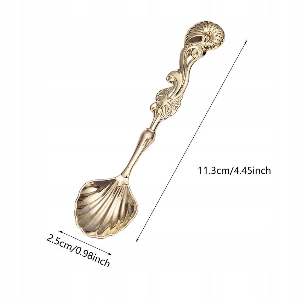 Kavos šaukštelis Decor Desertinis šaukštelis Demitasse Spice matavimo puodelis Golden