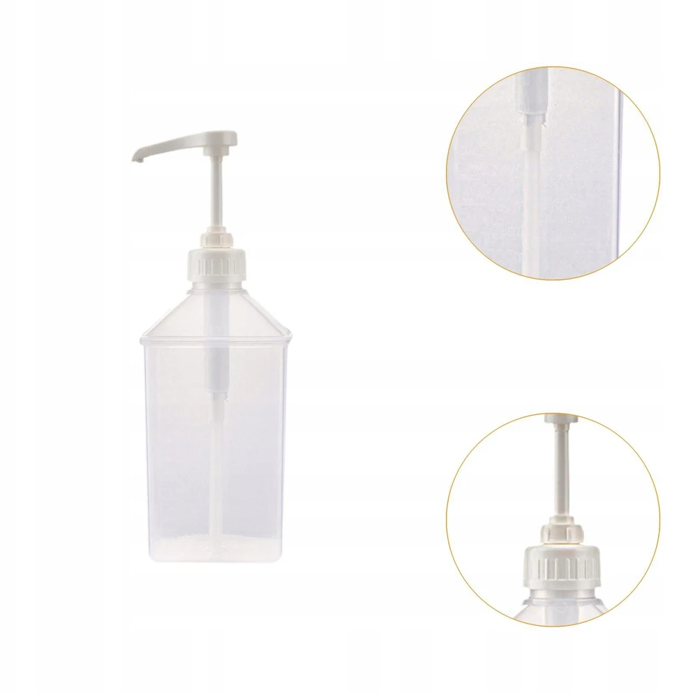 Kavos sirupo dozatorius 1000ml Prieskonių padažų pompa 10CC