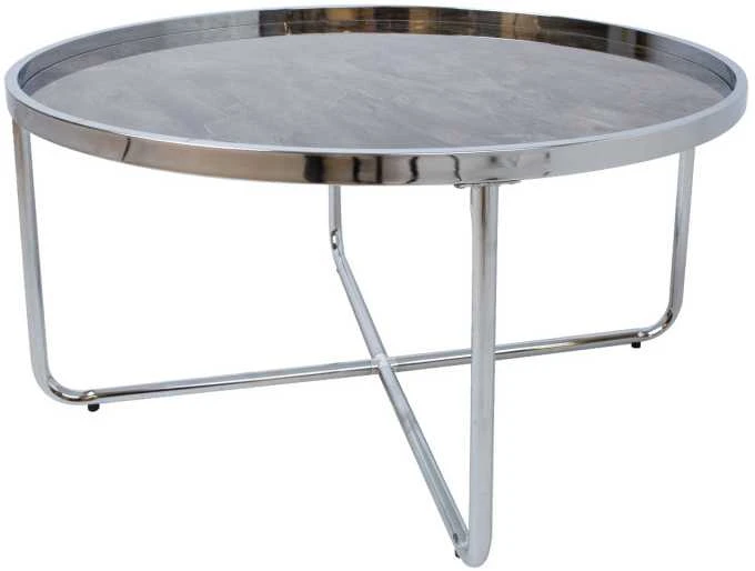 Home4You Kavos staliukas ASTOR D80xH40cm Pilka