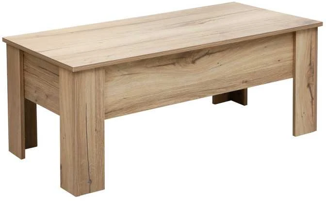 Home4You Kavos staliukas HANNES 100x50xH42cm Rustic melaminas