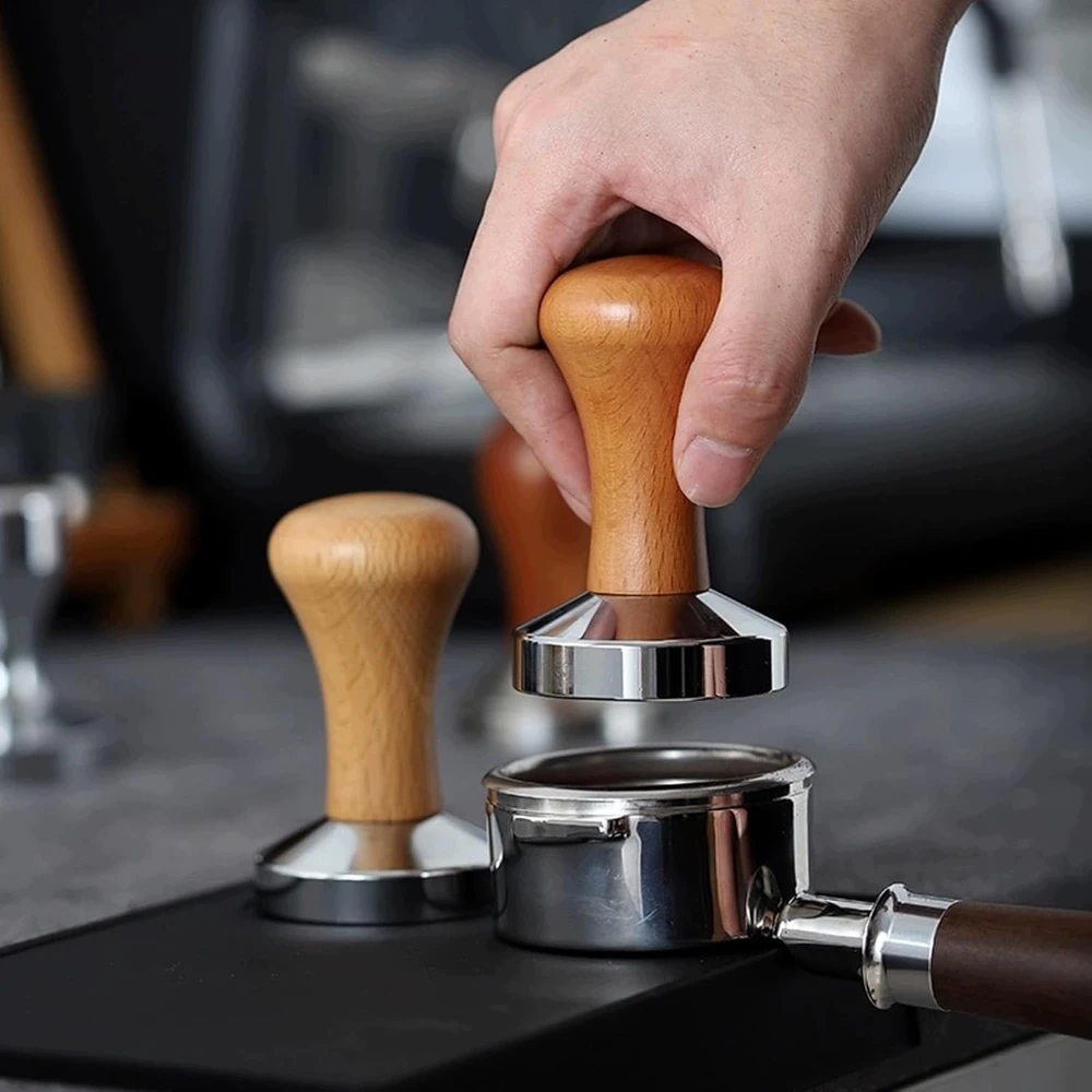 KAVOS tamperis 88X51MM NERŪDIJANČIO PLIENO TAMPERAS ESPRESSO BARISTA WDT