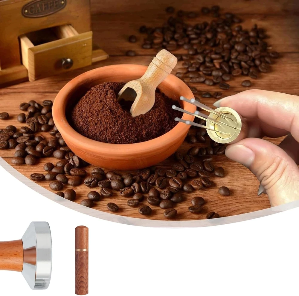 KAVOS tamperis 88X51MM NERŪDIJANČIO PLIENO TAMPERAS ESPRESSO BARISTA WDT
