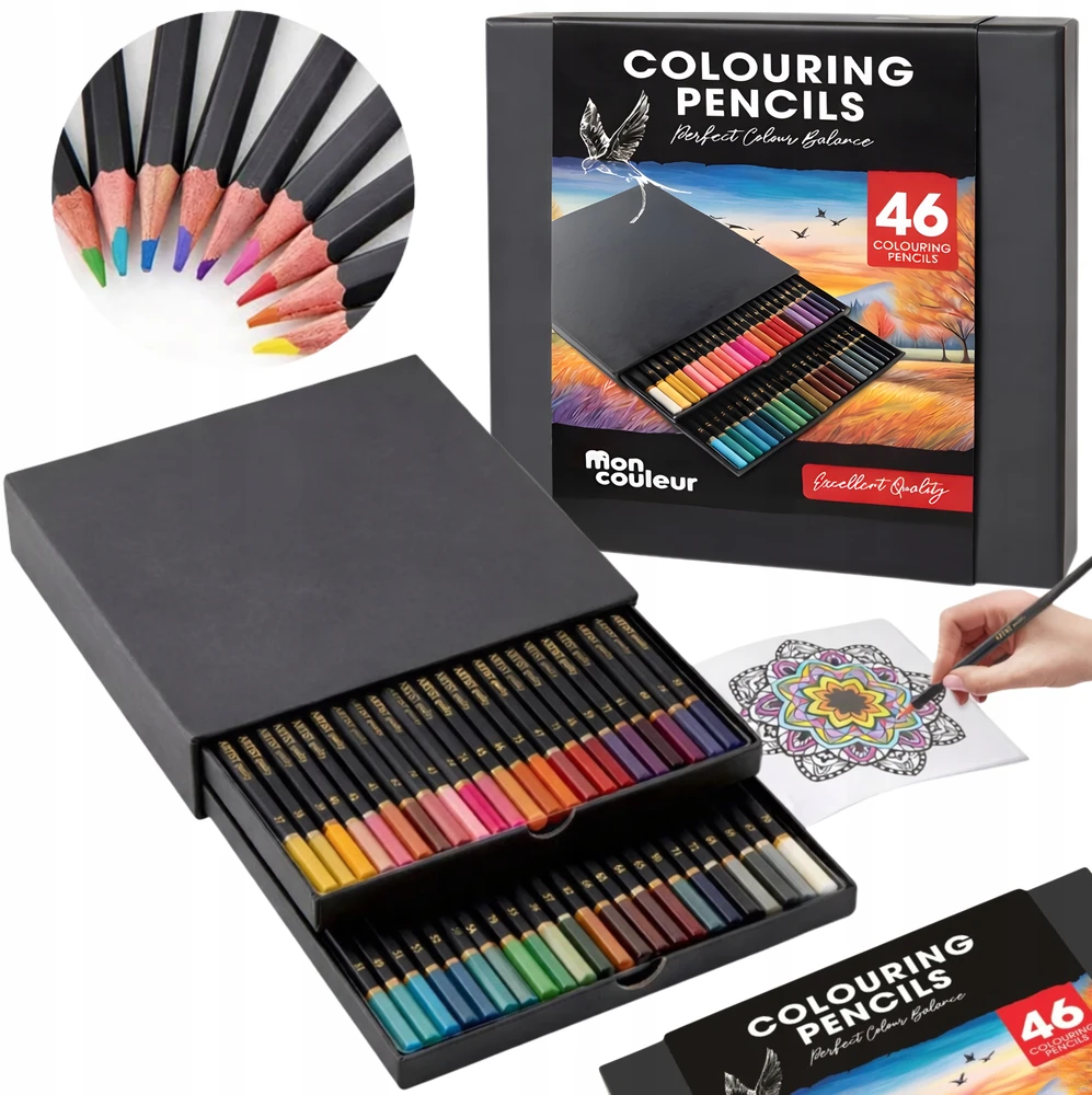 Kd Art Studio PROFESIONALUS MINKŠČIŲ KREDITŲ KREDĖLIŲ RINKINYS, SKIRTA PIEŠIMO KREIDOLĖMS 46 SPALVŲ