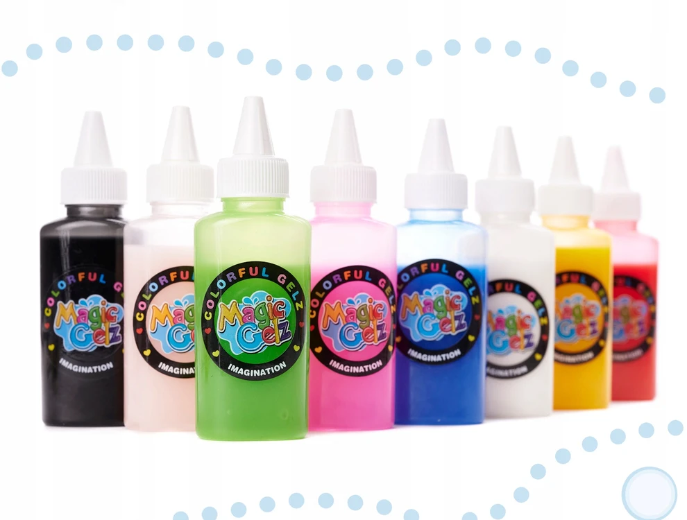Kecja CRYSTAL GEL RINKINYS 3D magiškų figūrėlių kūrybinė dovana