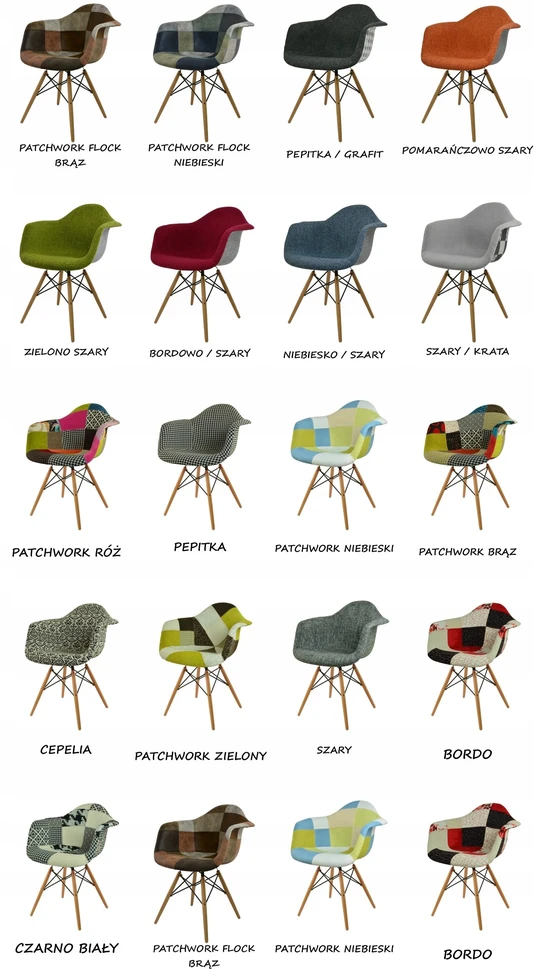 Kėdė Dankor Design Patchwork - Stilingas baldas Jūsų namams
