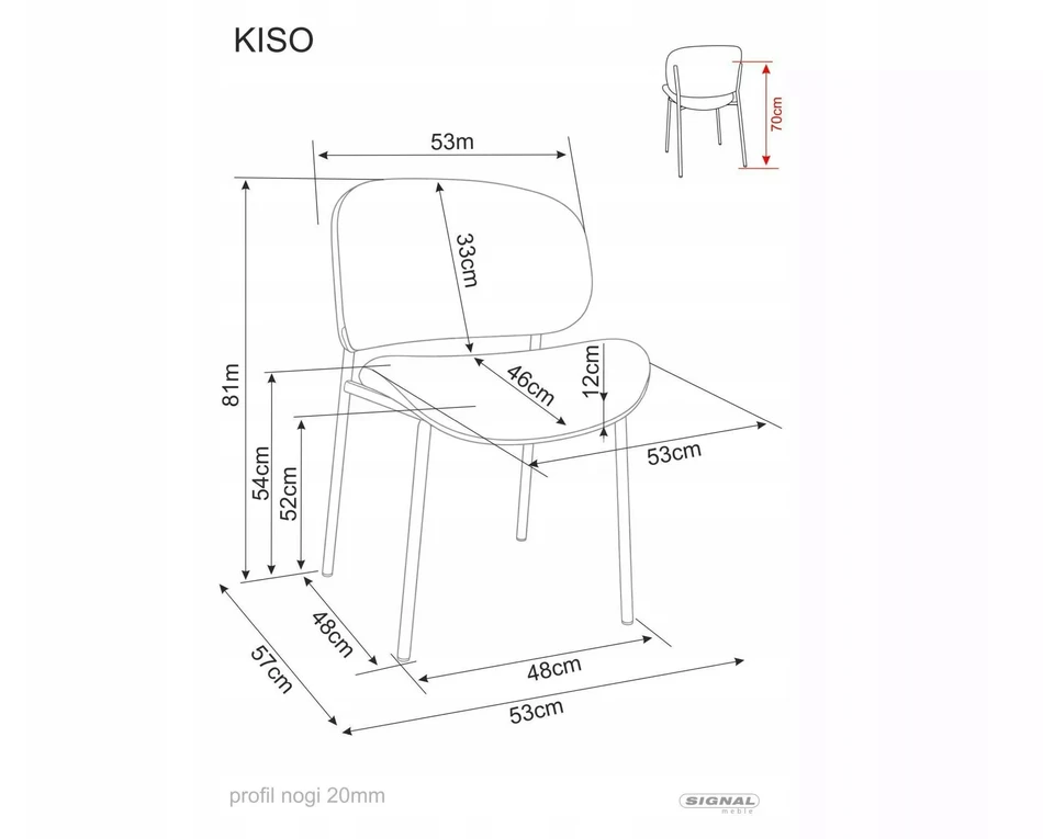 Krzesło Kėdė KISO NOELLE 30, smėlio / juoda, SIGNALAS, NEMOKAMA, greita