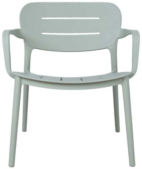 Home4You Kėdė MANGO 64x66xH75,5cm Žalsvai pilkas plastikas
