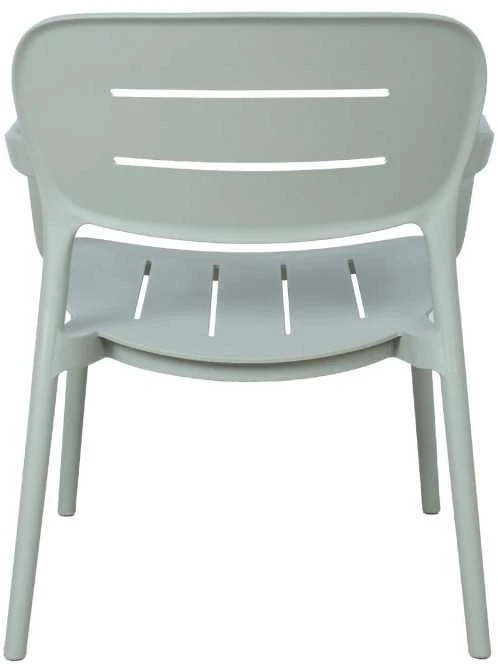 Home4You Kėdė MANGO 64x66xH75,5cm Žalsvai pilkas plastikas