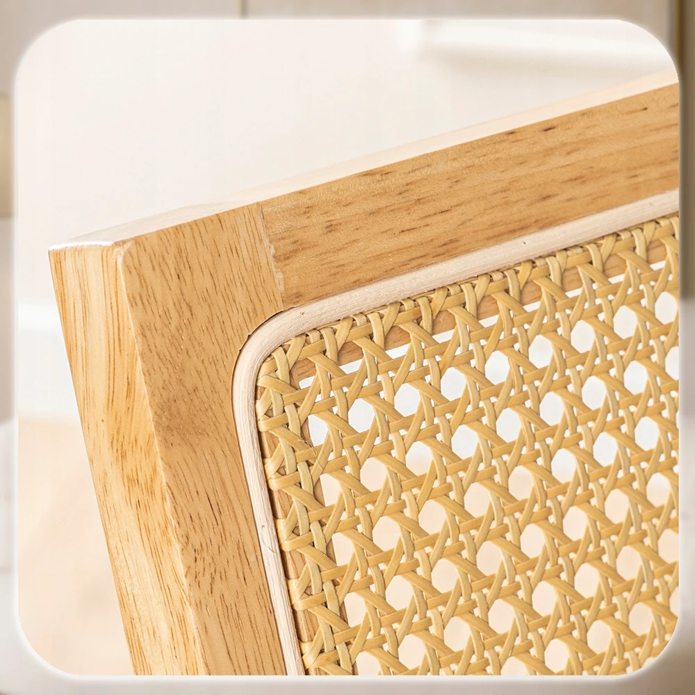 Kėdė Mebel Elite MADERA, medinė, ąžuolo spalvos, smėlio apmušalas