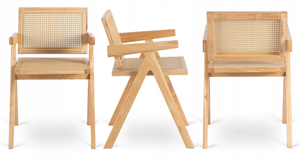 Kėdė Mebel Elite MADERA, medinė, ąžuolo spalvos, smėlio apmušalas