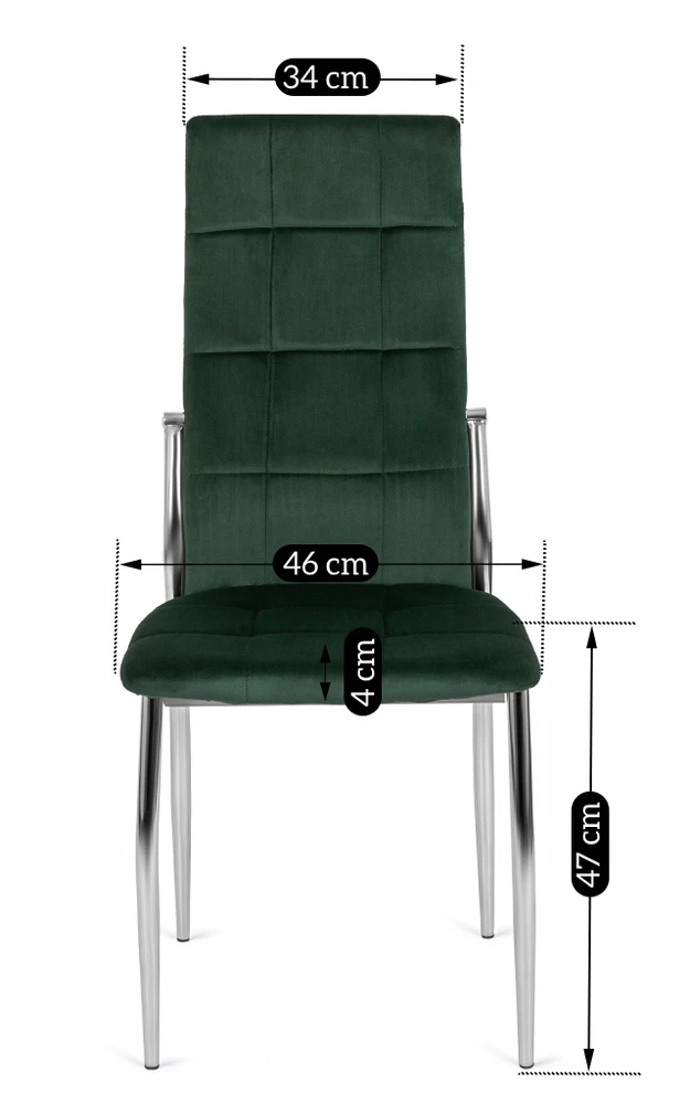 Fotelis Kėdė Mebel Elite MOLLY, veliūrinė, žalia
