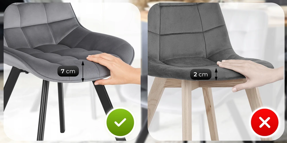 Fotelis Kėdė Mebel Elite RICK pilka