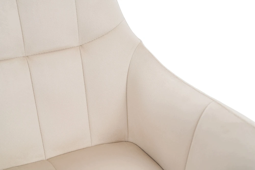 Kėdė NEW HOME FANO rotacinis su grįžimo funkcija, smėlio spalvos, 1 vnt.
