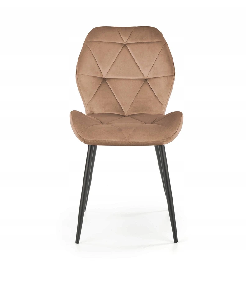 KĖDĖ VIRTUVEI VALGAMOJO SVETAINEI K453 BEIGE VELVET HALMAR