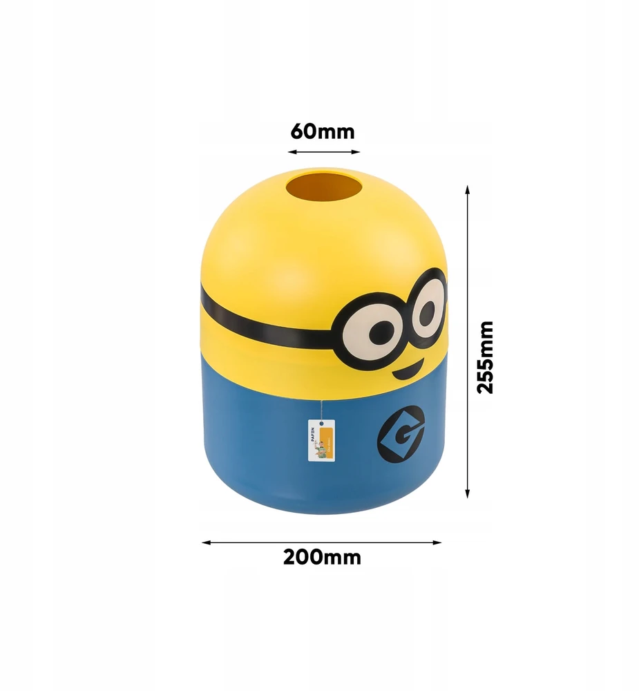 Keeeper Daiktadėžė Bob 6L "Minions" &Oslash;20x25.5cm geltona/mėlyna