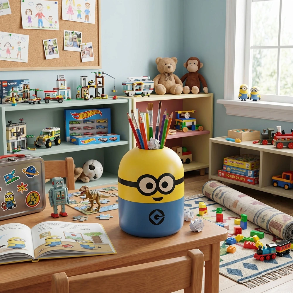 Keeeper Daiktadėžė Bob 6L "Minions" &Oslash;20x25.5cm geltona/mėlyna