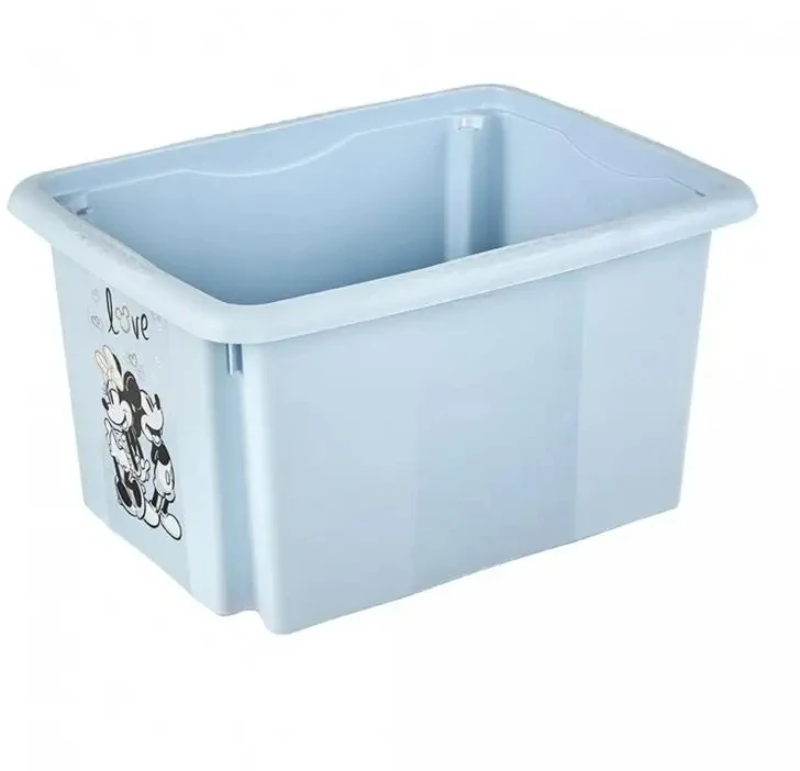 Keeeper Dėžė su dangčiu 15L 0612236684, 38x28,5x20,5cm, mėlyna, lengvai valoma paviršius, tvirta plastikas