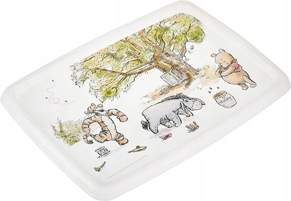 Keeeper Dėžutė su dangčiu 45L Karolina "Winnie the Pooh" 55,5x40x30cm skaidri