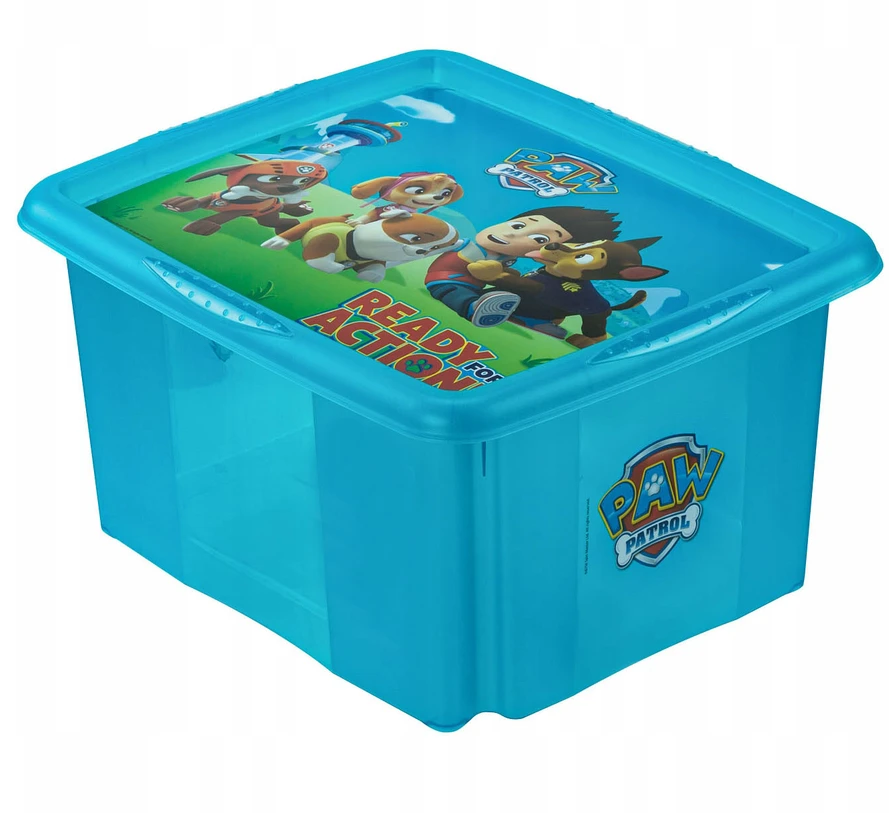 KEEEPER daiktadėžė su dangčiu PAW PATROL, 24 L, 42.5x35.5x22.5 cm., 1223763213700