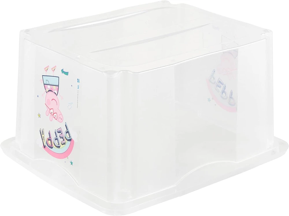 KEEEPER daiktadėžė su dangčiu PEPPA PIG, 24 L, 42.5x35.5x22.5 cm., 1223700119400