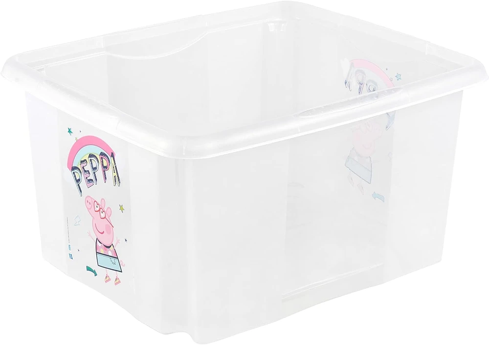 KEEEPER daiktadėžė su dangčiu PEPPA PIG, 24 L, 42.5x35.5x22.5 cm., 1223700119400