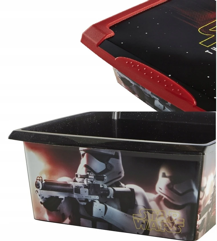 Keeeper PUDEŁKO POJEMNIK ORGANIZER DO PRZECHOWYWANIA 10L STAR WARS NA Kaladėlės ZABAWK